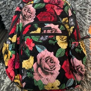 Large Vera Bradley rose backpack